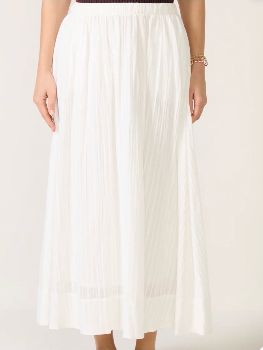 Evereve Shadow Stripe Maxi Skirt
